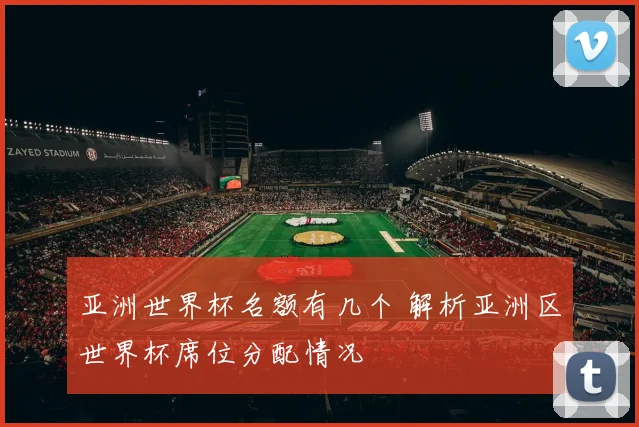 亚洲世界杯名额有几个 解析亚洲区世界杯席位分配情况