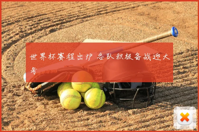世界杯赛程出炉 各队积极备战迎大考